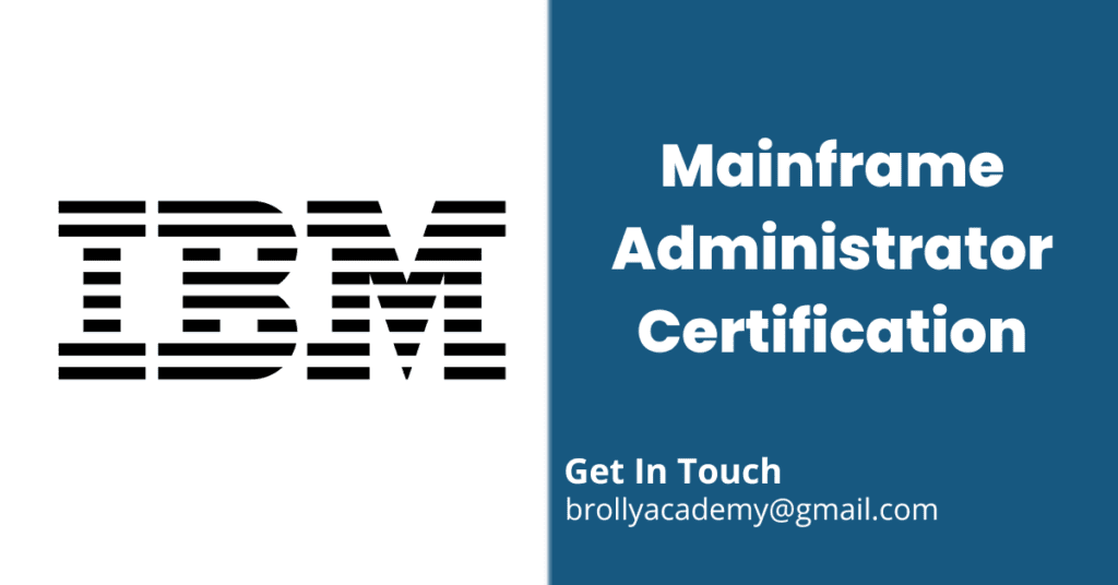 Mainframe Administrator Certification