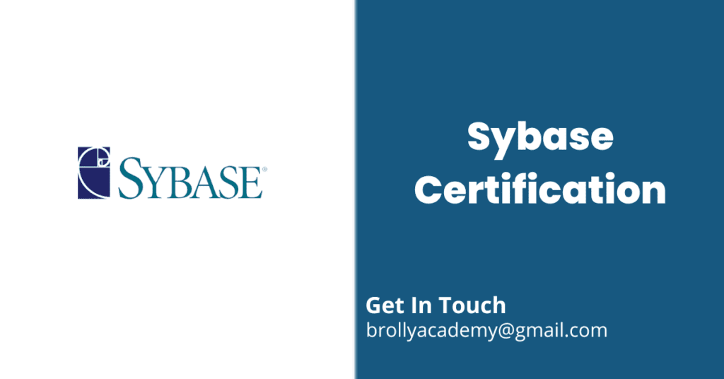 Sybase training in Hyderabad