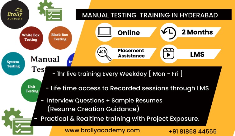 manual testing course in hyderabad