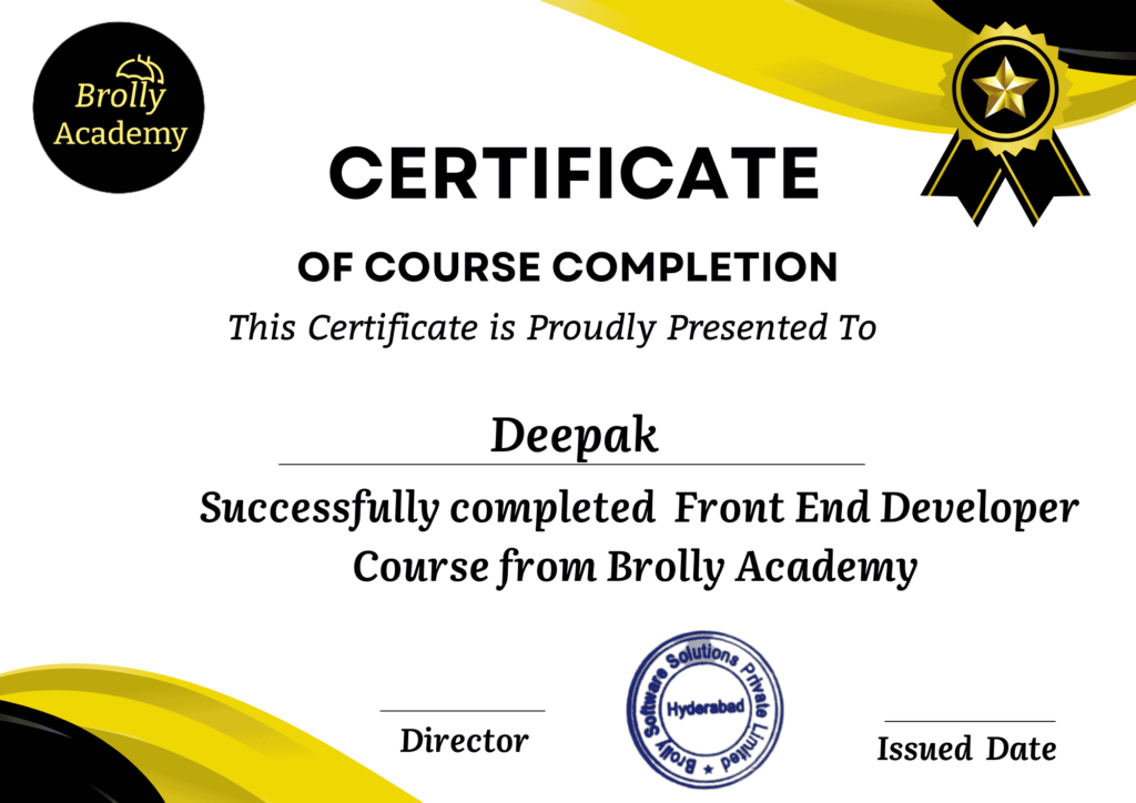 Front End Developer course in Hyderabad